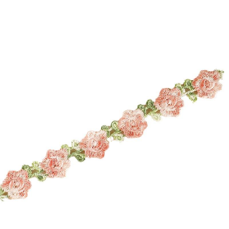 Water-Soluble Embroidered Cartoon Flower Lace Patch for DIY Clothing