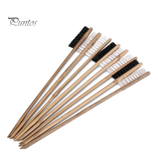 Long Handled Birdcage Brush Wooden Parrot Cage Cleaning Brush Pet Supplies Bird Equipment Cleaner for Myna Hamster Cage