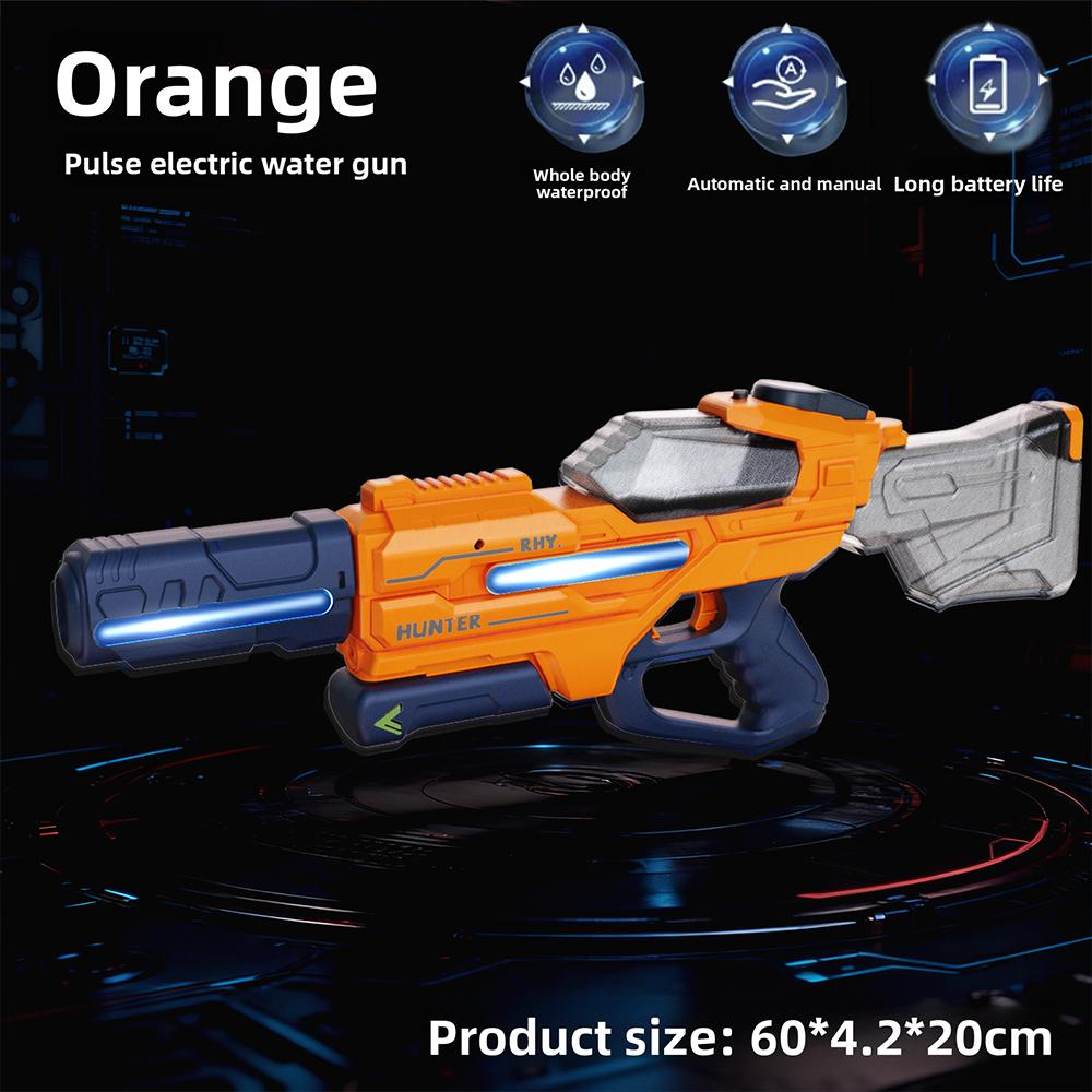 

Electric Continuous Burst Water Gun Large Capacity Automatic With Lights Children S Water Play Toy Sets Outdoor Beach Pool Boy Game