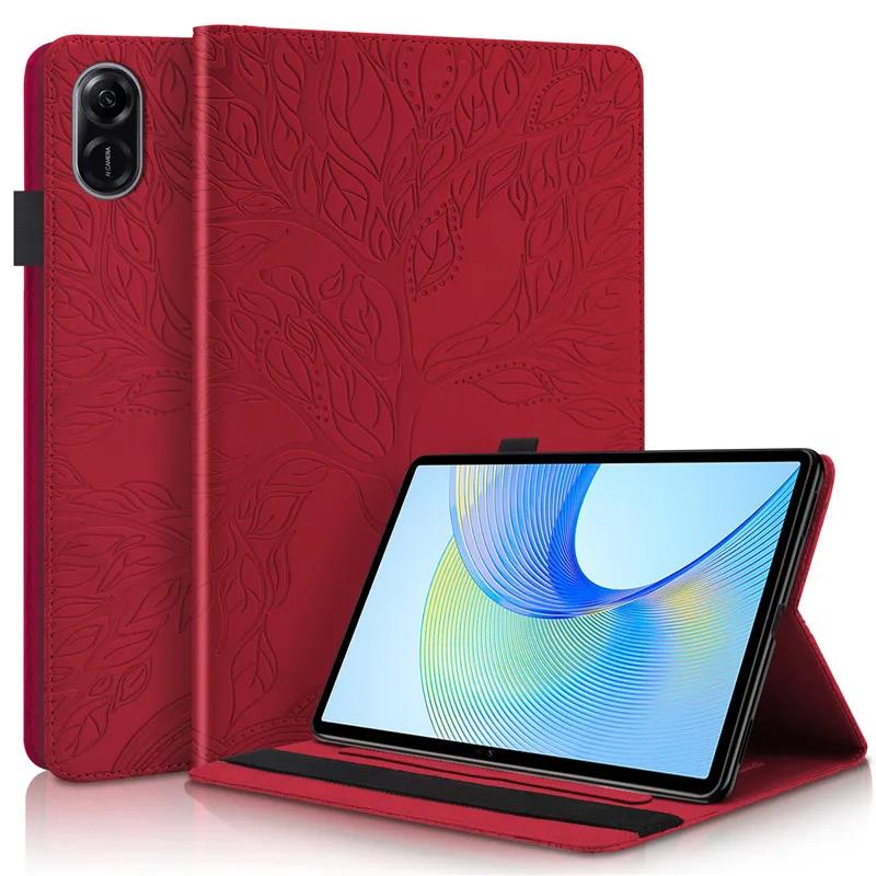 Emboss Tree LeatherCase for Honor Pad X9 Tablet 11 5 Inch Flip Cover for Honor Pad X9 X 9 Case for Honor Pad X9 11.5"