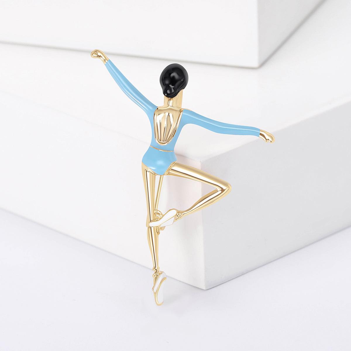 

Модная креативная эмалевая брошь для танцующей балерины Брошь для костюма Аксессуары для одежды