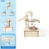 Simulated Wooden Pumping Water Machine Assembly Model Children Puzzle Toy Set For Learning