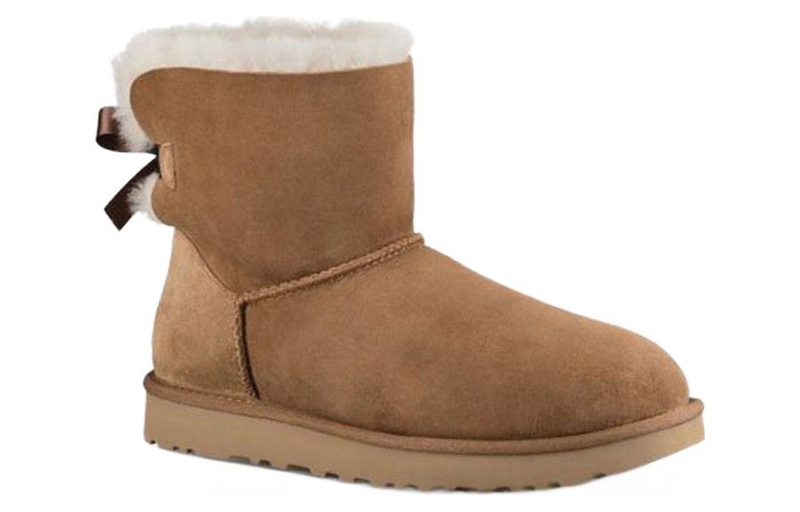 UGG Australia Mini Bailey Bow Ii Chestnut Boots Women's 1016501-CHE