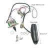 Prewired Guitar Wiring Harness with Double Hot Rail Pickups Sets 1 Tone 1 Volume 3 Way Switch 1 Jack for Electric Guitar