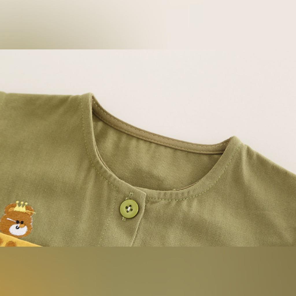 Uformelt langermet sett for barn, komfortable hverdagsantrekk