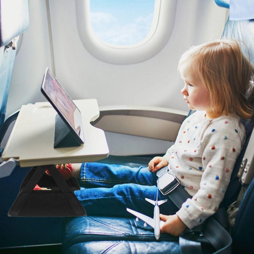 Comfortable Plane Leg Rest Removable Pad Leg Comfort Mat Airplane Foot Hammock  Long Journey