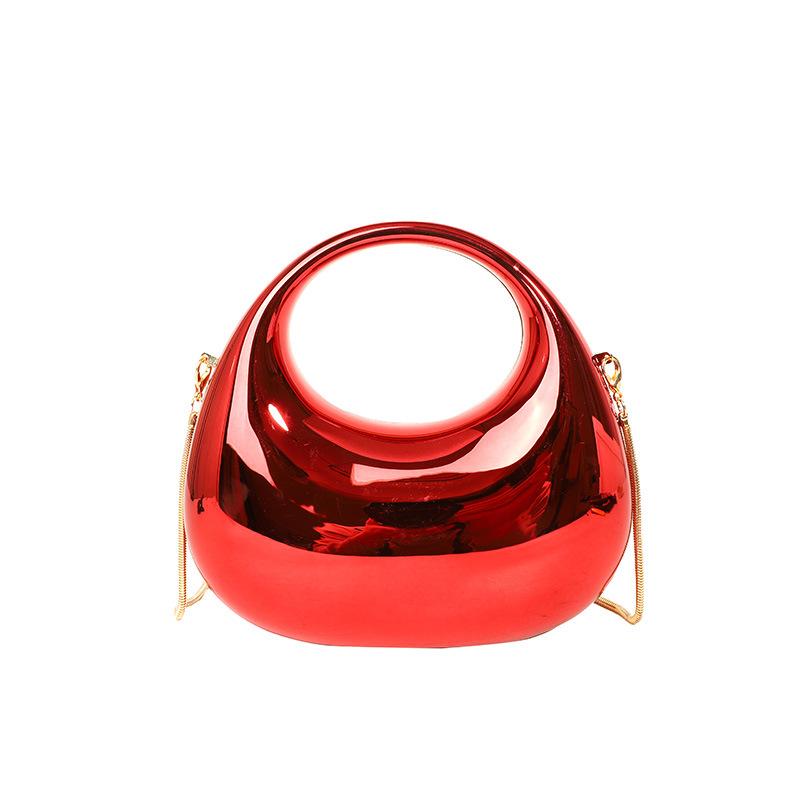 

Mature versatile colorful acrylic mirror women s portable small square bag 24 summer new shoulder messenger bag красный