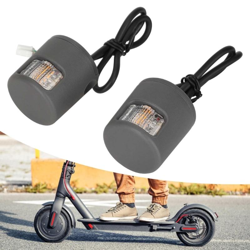 Indicador de Direção LED de Alta Visibilidade Para Scooter Elétrica 2ª Geração Guidão Frontal Design Estável Resistente a Impactos