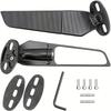 Motorcycle Accessories Fixed Wing Rearview Mirror Large Mirror Board Wind Knife Modified Rearview Mirror-109