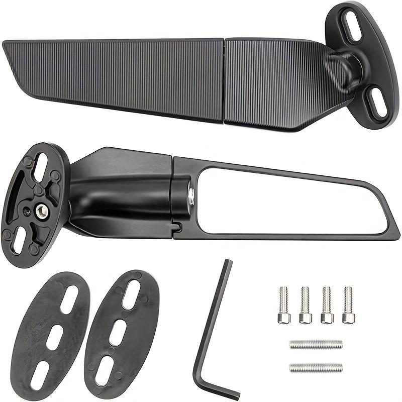 Motorcycle Accessories Fixed Wing Rearview Mirror Large Mirror Board Wind Knife Modified Rearview Mirror-109