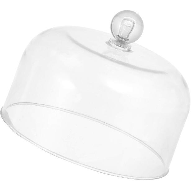 Plastic Cake Dome Cake Cover: Round Cake Stand Cover for Cake Food Stand Plate Tray Pedestal Display