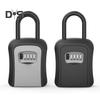 Key Lock Box Sturdy Portable Security Lock Box 4 Digit Combination Lockbox for Home Office Garage Apartment Spare Keys