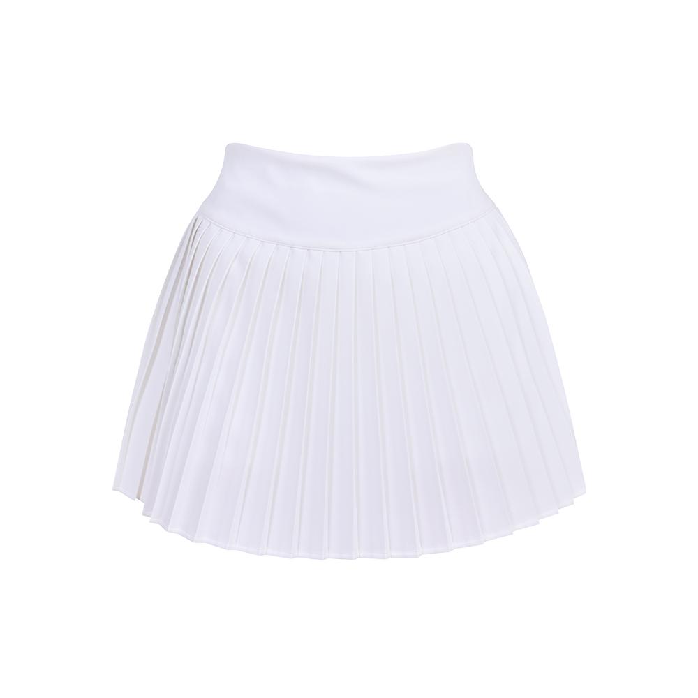 J.JANE Simple Pleated Skirt (White)