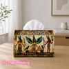 1pc 2D Flat Printed 17.78X10.92X12.95cm Tissue Box Ancient Egyptian Mural Suitable for Tissues/Roll Paper/Napkins CJH528S088