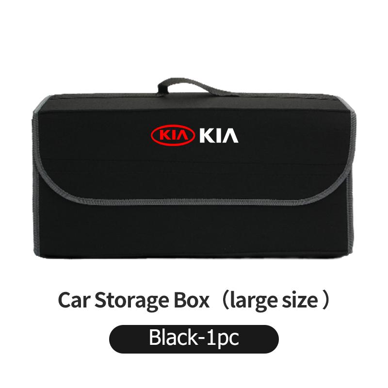 BBEI1 For KIA Car Trunk Storage Box Foldable Stowing Tidying Container Bag Accessories Sorento Stinger Soul Spectra Niro Cadenza