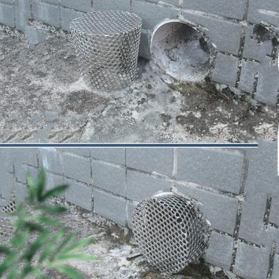 Anti Blocking Gutter Guards Stainless Steel Anti Insect Bird Rooftop Floor Drain Cover Protectors Circular Shape