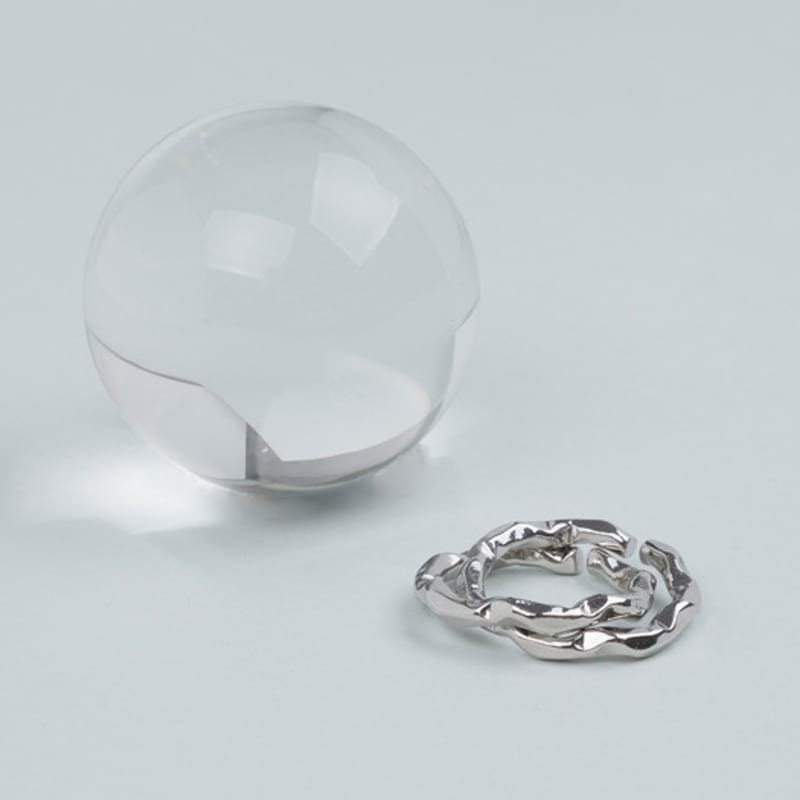 AUGUST ALICE Bague Vague Double Argent Vanve