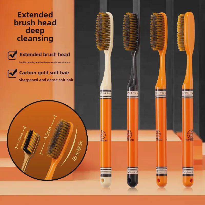 Southern Cleaning Long Head Soft Bristle Toothbrush – Innovative, Wide, and Printed Design