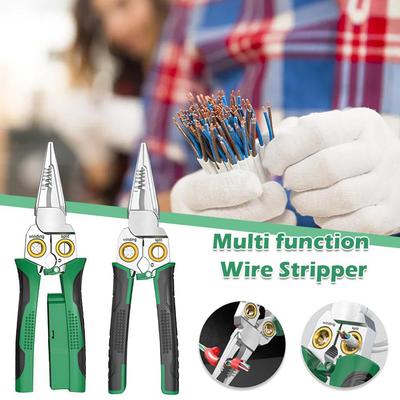 8 In 1 Wire Stripping Pliers Portable Multifunction Electrician Cable Stripper Cutting Splitting Repair Hand Tools Pliers