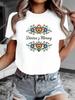 From Moravia Czech Folk Art Heart Graphic Print Unisex TShirt Short Sleeve Crew Neck Casual Clothing Tops Tees Aesthetic Clothes