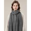 Winterschal für Damen, warm, gestrickt, dick, weich, elastisch, Schals mit verdrehter Textur, breit, lang, winddicht, Nackenschutz