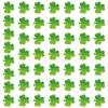 Set of 50 Patricks Day Shamrock Sticker Adhesive Plant Decal Paper Texture for Craft and Home Decoration Top Sale