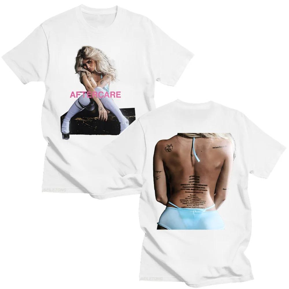 Винтажная футболка Nessa Barrett Мерч Nessa Barrett Aftercare Футболки Женские Мужские Мода Хлопковая Одежда Тренды Дизайн Эстетическая Футболка 4XL