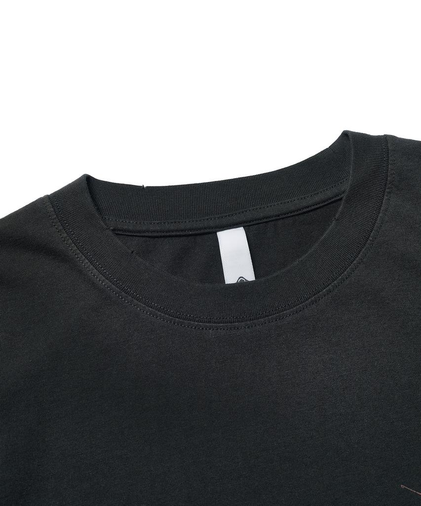 ESFAI Memory Type L/S T-Shirt (Vtg Black)