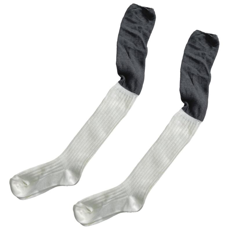 1 Pair Ruffle Thigh High Socks Tube Frilly Socks Long Tube Socks for Girl Over Knee Stockings Princess Style Dress Socks