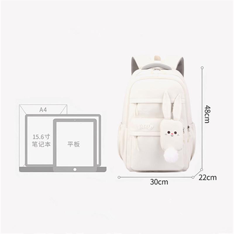 Rabbit Series Backpacks for Middle School Girls Elementary School Students (Grades 3-6) - Lightweight School Bag Book Bags