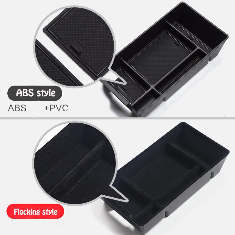 Mittelarmlehne Aufbewahrungsbox Center für Mercedes Benz C Klasse W206 220d 2024 Konsole Beflockung Organizer Container