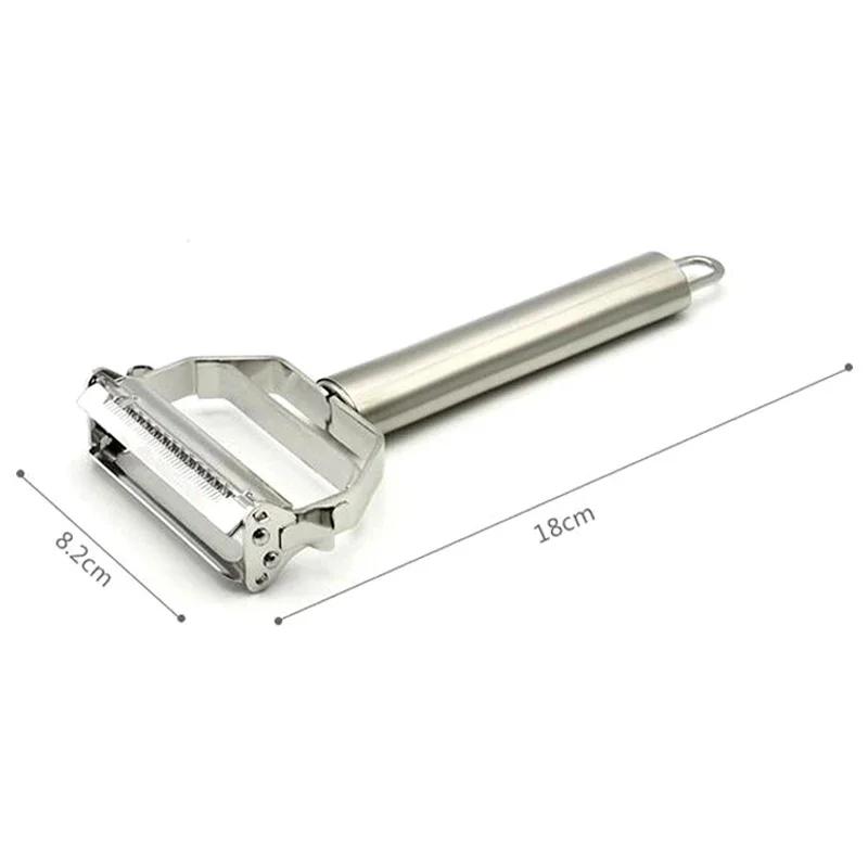 Stainless Steel Vegetable Peeler Potato Peeler Multi-Function Cucumber Carrot Grater Fruit Tools Portable Kitchen Accessories