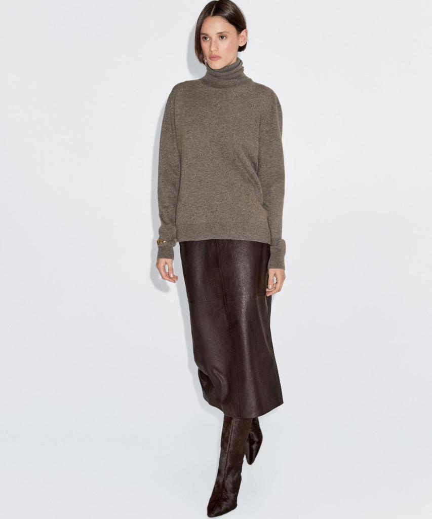 Masimodutti Wool Blend Turtleneck Sweater