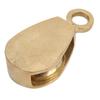 Flag Rope Pulley MPA371587 38mm 360 Degrees  Rotable Brass Flag Pole Rope Lifting Pulley for Boat Ship Yacht