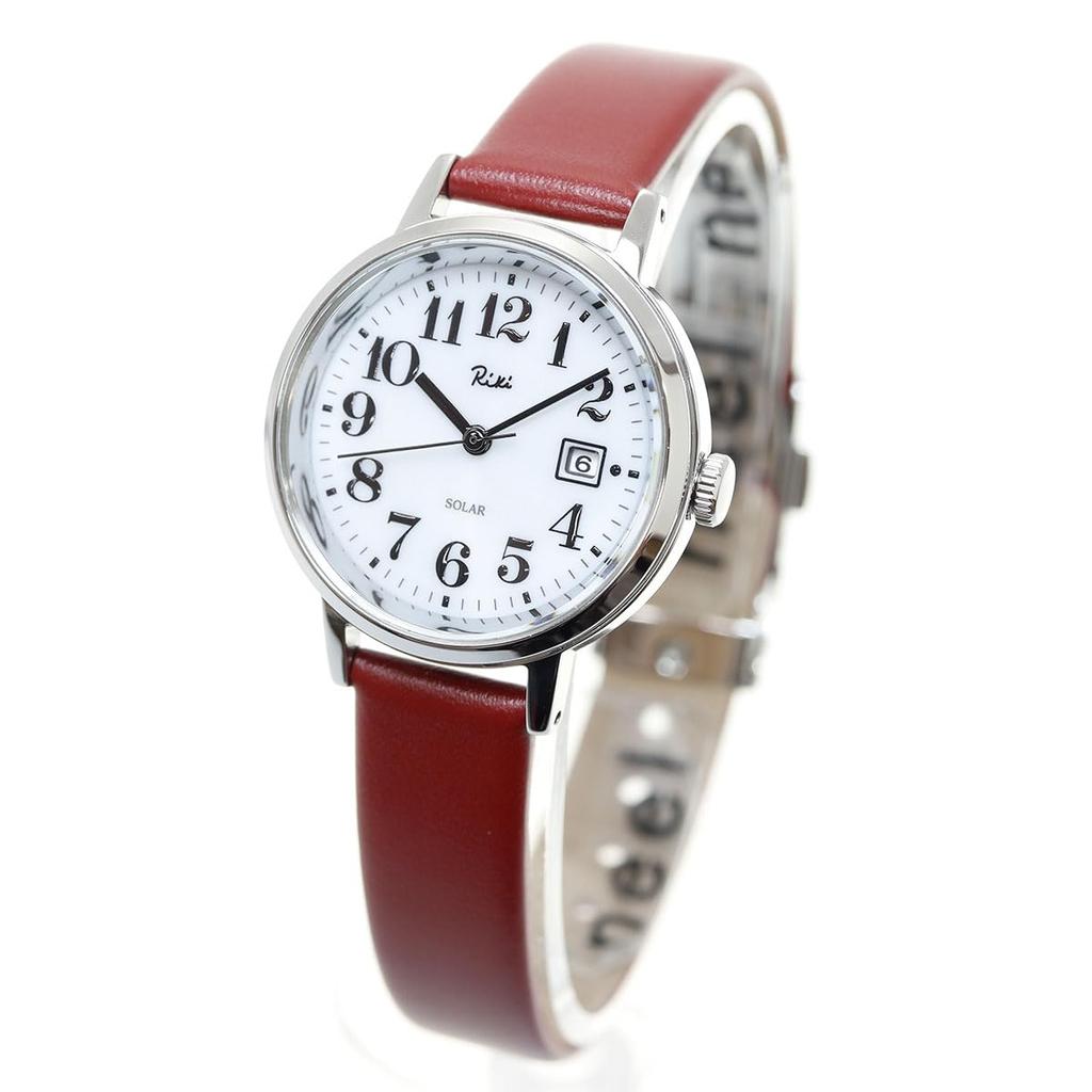 Riki Standard Da Donna Solare AKQD401 Da Donna Argento x Oro Rosa [Orologio Seiko]