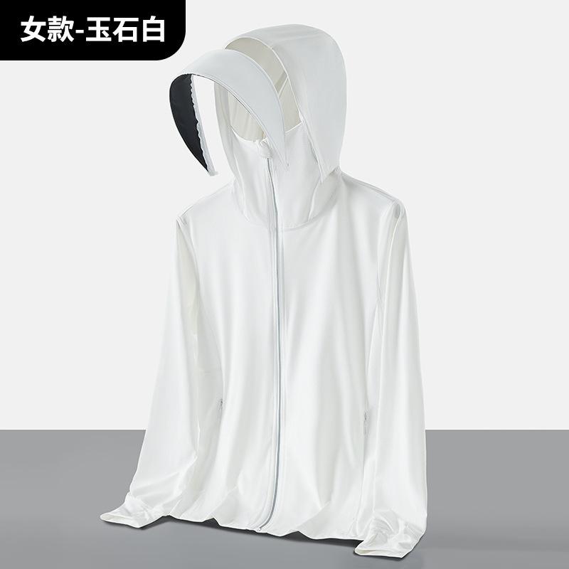 1011 New Sunscreen Clothing Women's UV Protection UPF10 + Light and Thin Small Ice Silk Quick-drying Jacket Vinyl Sunscreen