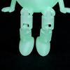 Figurina di Rosa Stampata in 3D Statua di Rosa Rossa Luminosa al Buio con Gambe Articolate Flessibili Regalo Romantico per Natale San Valentino Decorazione per la Casa