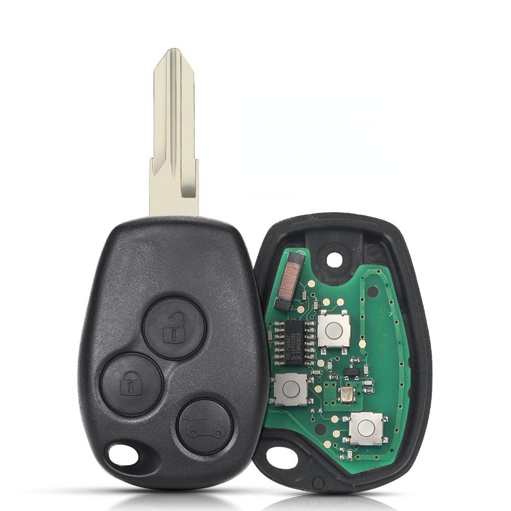 3-tlačítkový dálkový klíč k autu PCF7946/7947 Chip 434MHz pro Renault Trafic Vivaro Primastar Movano pro Dacia