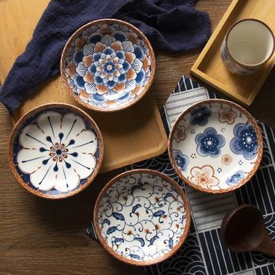 6-palcový keramický dezertný tanierik na občerstvenie Japonské sushi riady Stolový riad Jednorazový kuchynský riad Stolová dekorácia a doplnky