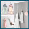 Clips Towel Hangers Rack Hand Towel Hook Cloth Holder Brackets Braided Cotton LoopHome Bathroom Cloth Hanger Kitchen Accessories