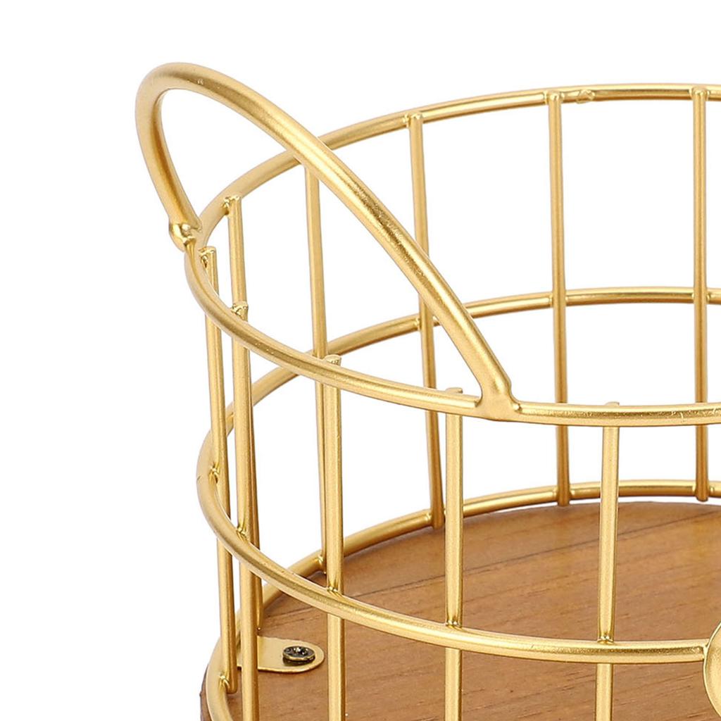 Kaffee Kapsel Korb Holzfuß Große Öffnung Einfache Reinigung Kaffeekapsel Käfig für Zuhause Restaurant