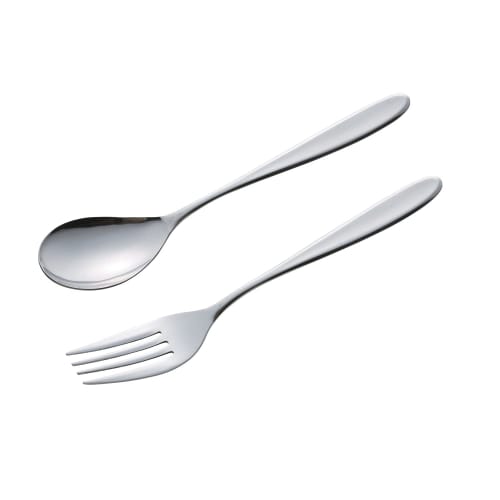 Kai Corporation Dinner Cutlery Set, 12 Pieces (6 Types), Dishwasher and Dryer Safe, Serves 2, Stainless Steel, Spoons, Forks, Knives