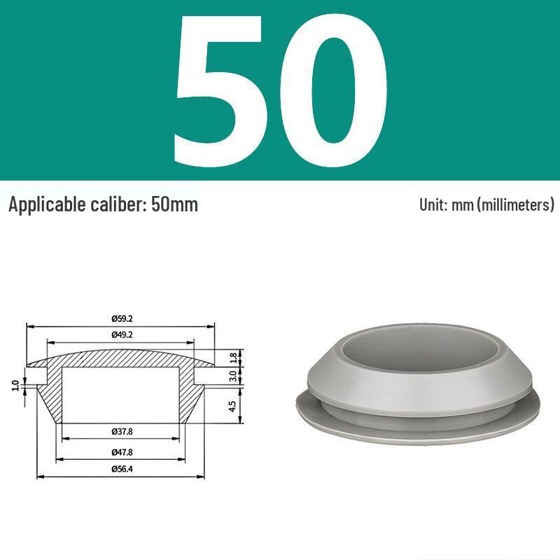High-Temp Resistant Silicone Rubber Stopper with Card Slot Sealing Cap
