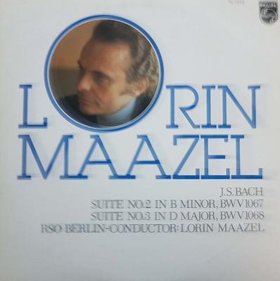 LP Record MAURICE ANDRE RSO BERLIN LORIN MA  Bach  Orchestersuiten 2  3  Ouv PL1346 PHILIPS 1978 Japan Classical Used