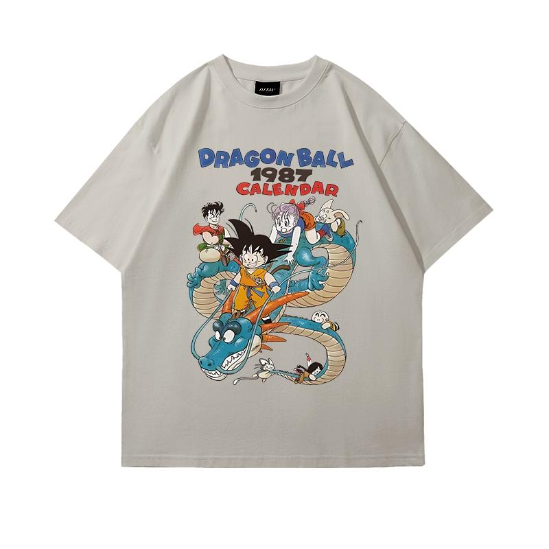 Dragon Ball 2026 Summer 100 Cotton Master Roshi Printed Son Goku Fitness Tshirt Vintage Harajuku Neutral Kids Tshirt Top Y2k
