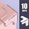 10PCS/4PCS Clear Anti-collision Coffee Table Furniture Corner Protectors Children's Soft Corner Sheathing Living Room Decor