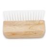 Practical Flat Brush Fiber Brush with Wooden Handle Hand-held Art Brush Furniture Brush Cleaner for Indoor Outdoor Wall
