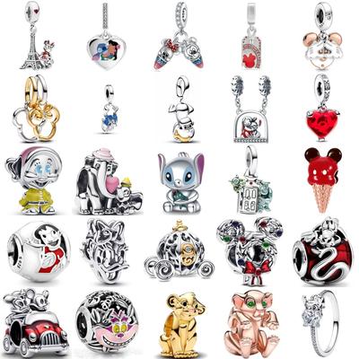 New Copper Car Beads Monkey Banana, Mouse Tower Pendant Suitable For European Original Bracelet Diy Exquisite Jewelry