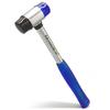 KAIHAOWIN ?25mm Rubber Hammer, Plastic Hammer, Combination Hammer, 2-Way Hammer, Non-Slip Pipe Handle, Repair Tool, Combi Hammer, 245mm