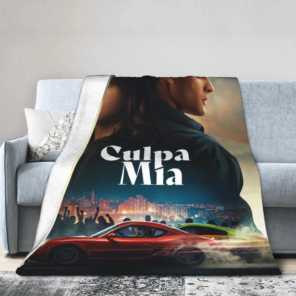 Hot Film Culpa Mia Blankets Warm Soft Plush Bedding Throws for Kids Adults Living Room Flannel Bedspread Cover